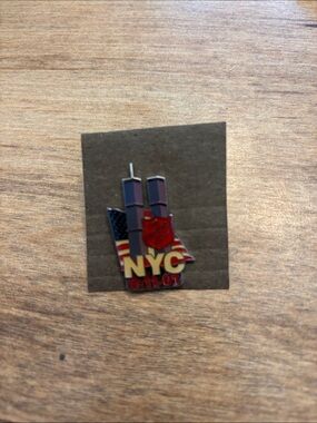 Salvation Army NYC 9-11-01 Twin Towers Commemorative Enamel Pin
